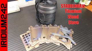 Gear Review Seek Outside Titanium Wood Stove [upl. by Earahc]