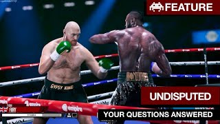 New Boxing Game Undisputed  Your Questions Answered [upl. by Bernete]