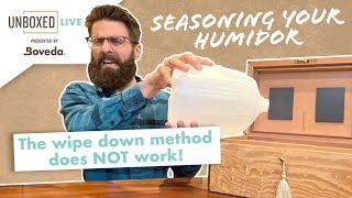 How to Season a Humidor in 1 Easy Step amp Do it When the Seasons Change [upl. by Acinorej309]