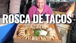 LA FAMOSA ROSCA de TACOS 🤤🤤  ElGordoYElGordo [upl. by Llemej766]