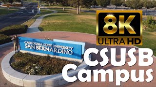 California State University San Bernardino  CSUSB  8K Campus Drone Tour [upl. by Neu316]