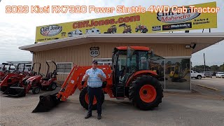 2023 Kioti RX7320 Power Shuttle 4WD Cab Tractor With Loader [upl. by Stefania357]