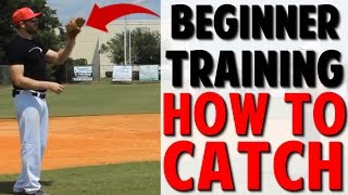 Coaching Beginner Baseball  How to Catch Pro Speed Baseball [upl. by Ariec608]