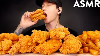 ASMR SPICY CHICKEN TENDERS amp FRIED SHRIMP MUKBANG No Talking EATING SOUNDS  Zach Choi ASMR [upl. by Introc]