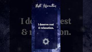 Day 54  POSITIVE AFFIRMATIONS BEFORE SLEEP new trending affirmations [upl. by Netsirt326]