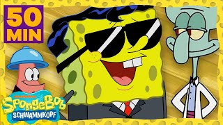 SpongeBob  50 Minuten der nobelsten Momente in Bikini Bottom  SpongeBob Schwammkopf [upl. by Carrew]