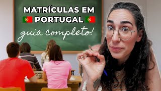 Matrículas Escolares em Portugal O que te Preocupa Duvidas Dicas e Informações Essenciais [upl. by Weintrob1]