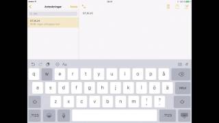 Tangentbordsinställningar på iPad [upl. by Camel]