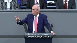 Volker Kauder zu Weidel im Bundestag [upl. by Acirea]