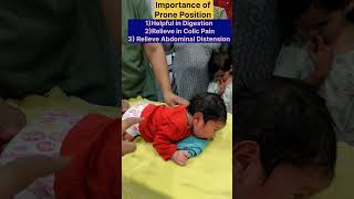 Importance of Prone Position Relief in Colic Pain Abdominal Distension baby newborn shortvideo [upl. by Corinna680]