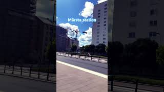 Märsta Station stockholm train bus sweden europe traveldestinations summer [upl. by Cochard]