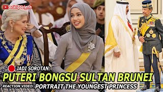 🔴PORTRAIT PUTERI BONGSU SULTAN BRUNEI JADI SOROTAN I 🇧🇳 Reaction [upl. by Gerdy]