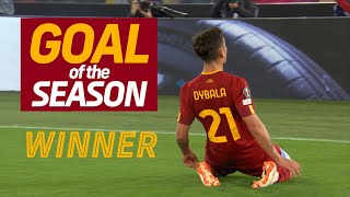 🤩 DYBALA v FEYENOORD 🟨 🟥 GOAL OF THE SEASON 202223 🤝 Presented by Socios [upl. by Enorej895]