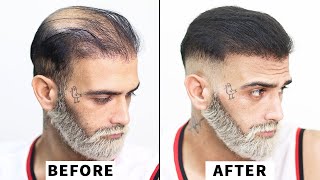 Old to Young Self Haircut for Thinning Hair [upl. by Nauqram372]