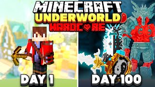 I Survived 100 Days in a SPIRIT WORLD In Hardcore Minecraft [upl. by Noirb]