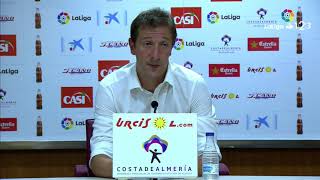 Rueda de prensa de Ramis tras el UD Almería vs Real Oviedo 11 [upl. by Aloisius]