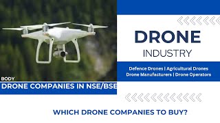 Drone Companies  Invest or Avoid [upl. by Huntingdon560]