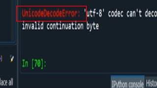 UnicodeDecodeError  shorts [upl. by Yntirb]