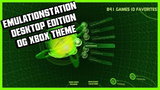 OG XBOX Emulationstation desktop edition themes [upl. by Artenra]