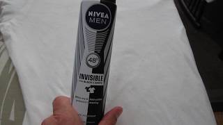 Nivea Invisible Deodorant No More Yellow Stains [upl. by Akibma]