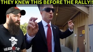 They Cant Be Trusted Bodycam Footage Shows Secret Service Knew This BEFORE The Rally [upl. by Busby592]