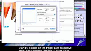 Canon iPF Printers  Printing through Photoshop and the Driver  Mac [upl. by Rorke837]