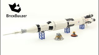 Lego Ideas 21309 NASA Apollo Saturn V  Lego Speed Build [upl. by Arita]