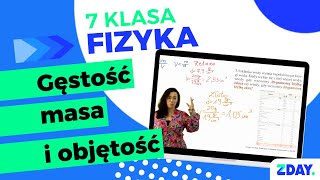 Gęstość masa i objętość  Fizyka 7 klasa [upl. by Avihs818]