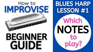 Blues Harmonica Improvisation Lesson 1  Note Selection [upl. by Munafo369]