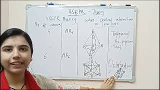 VSEPR theory  Valence shell electron pair repulsion theory  chemical bonding4 [upl. by Fisk]