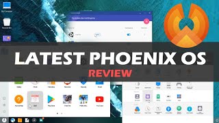 Latest Official Phoenix OS  Review  Android Gamers On PC   2GB RAM [upl. by Alice]