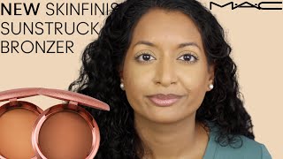 Mac Skinfinish Sunstruck Bronzers Review [upl. by Oniger]