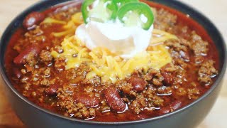 Simply Delicious Chili Recipe [upl. by Timofei]