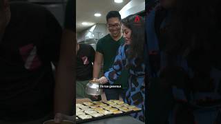 Makan Kakis Making Tong Hengs diamond egg tarts [upl. by Ekusuy]