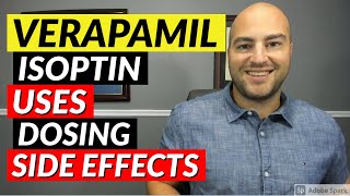 Verapamil Isoptin  Uses Dosing Side Effects  Medication Review [upl. by Nyledam]