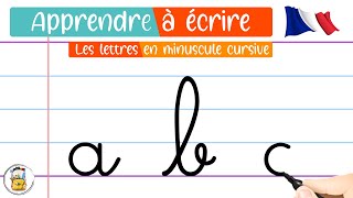 Apprendre À Écrire Les Lettres De LAlphabet En Minuscule Cursive  Apprendre À Tracer Les Lettres [upl. by Afatsom404]