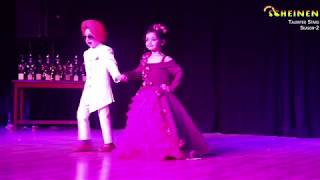 JUNIOR COUPLE MODELING PERFORMANCE  SCHEINEN TALENTED STARS SEASON 2  YAMUNANAGAR [upl. by Freda]