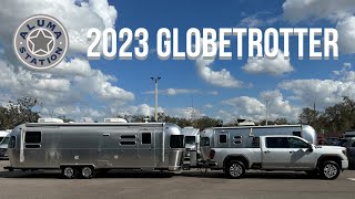 Picking up our 2023 Airstream Globetrotter 30 RBQ [upl. by Nesahc]