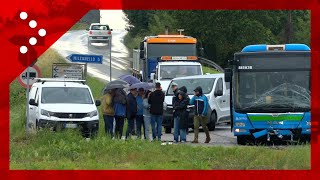 Brescia grave incidente a Manerbio muore una donna di 64 anni [upl. by Nnayr479]