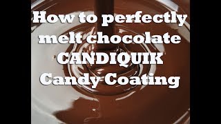 How to Melt Chocolate CANDIQUIK Candy Coating [upl. by Grossman]