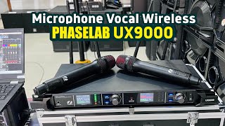 REVIEW MICROPHONE WIRELESS PHASELAB UX 9000 [upl. by Thor603]