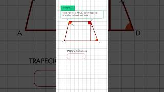 Desafío Matemático Hallar el Valor de X en un Trapecio Isósceles trapecio geometria matemáticas [upl. by Ylak]