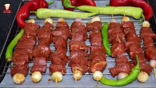 FIRINDA YUMUŞAK DANA ŞİŞ TARİFİ Beef ShishKabobs Recipe [upl. by Margherita]