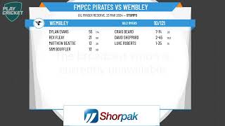 WASTCA  3rd Grade  GRAND FINAL  FMPCC Pirates v Wembley  Day 1 [upl. by Light]