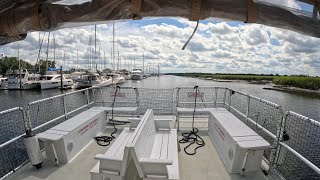 Anchor Excursions quotEmmelinequot Passenger Boat Departs Brunswick Landing Marina [upl. by Boudreaux]