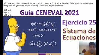 EXANI III 2021 Pensamiento Matemático Ejercicio 25 [upl. by Adnak]