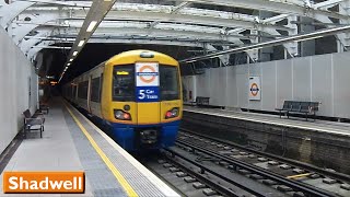 Shadwell  East London Line  London Overground  British Rail Class 378 [upl. by Sew592]