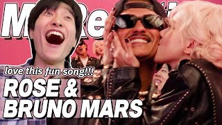 eng ROSÉ amp BRUNO MARS APT MV Reaction  로제 브루노 마스 아파트 뮤직비디오 리액션  Korean Fanboy Moments  J2N [upl. by Hanni292]