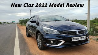 Maruti New Ciaz Alpha 2022 model  Full detailed review [upl. by Thedric]