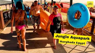 Jungle Aquapark in Hurghada Egypt [upl. by Ytissac612]